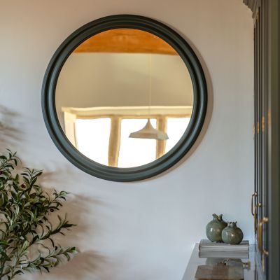 Suffano Round Mirror Green