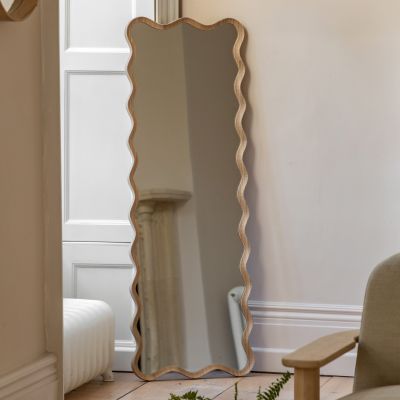 Wiggano Leaner Mirror Oak