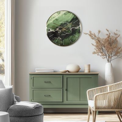 Oystano Wall Clock Emerald