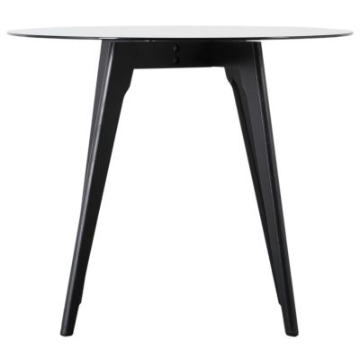 Blake Black Round Dining Table by Hudson Living| Style Our Home