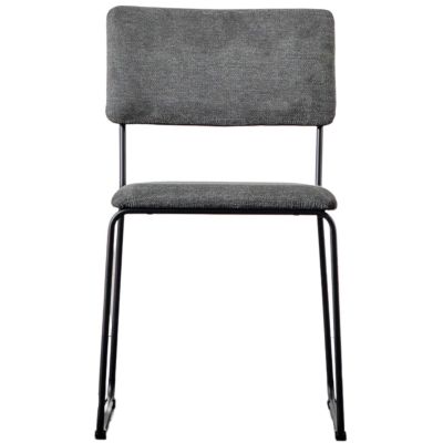 Battlebridge Charcoal Dining Chair (a pair) by Hudson Living | Style Our Home