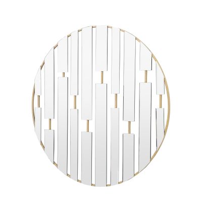 Cherano Round Mirror Champagne