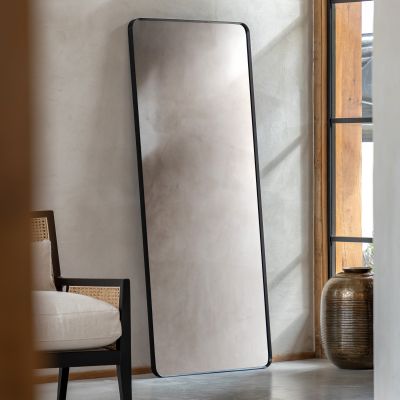 Holano Leaner Mirror Black