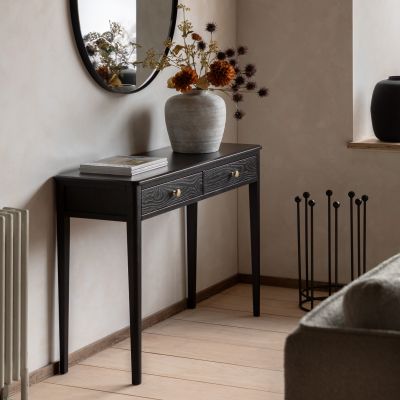 Actaro 2 Drawer Console Black