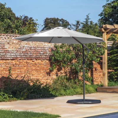Vazzaro 3m Cantilever Parasol Grey