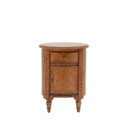 Dashwood Drum Side Table by Hudson Living | Style Our Home