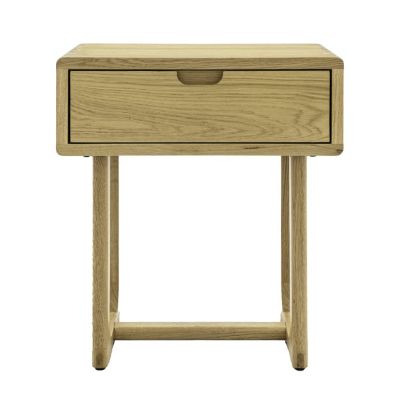Mella Natural 1 Drawer Bedside