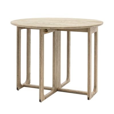 Mella Smoked Folding Dining Table