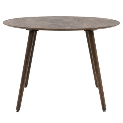 Pirton Smoked Round Dining Table
