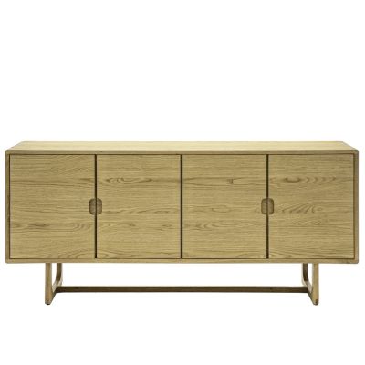 Mella 4 Door sideboard Natural By Gallery Living | Style Our Home