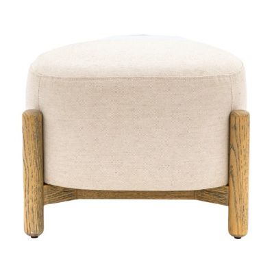 Tindon Footstool Natural By Gallery Living | Style Our Home