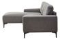 Toulara 3 Seat Grey Fabric Left Chaise Sofa