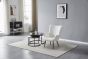 Ellingone White Chenille Effect Winged Armchair by Shankar | Style Our Home