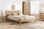 150cm Croxley Rattan Bed Oak by Birlea | Style Our Home