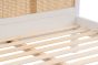 150cm Croxley Rattan Bed White by Birlea | Style Our Home