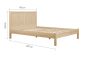 135cm Herringford Bed Oak by Birlea | Style Our Home