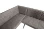 Hoxton Curved Corner Bench LHF Grey