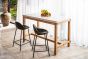 Baseball Counter Stool Chestnut SET OF 2 by Monologue | Style Our Home