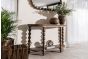 Carob Console Table - Greywash