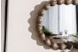 Carob Oval Mirror - Greywash