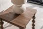 Carob Side Table - Greywash