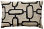 Abstract Chains Jacquard Black Size by Malini | Style Our Home