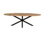Tavola Edge 2.4M Sunburst Oval Dining Table by Jali Editions  | Style Our Home