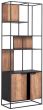 Cosmo 2 Doors Open Racks TV Wall Element Bookcase