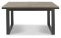 Tivoli Weathered Oak 4-6 Seater Table & 4 Seurat Tan Faux Suede Fabric Chairs by Bentley Designs | Style Our Home