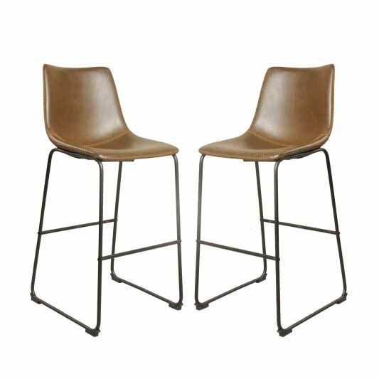 Cooper Bar Stool Chestnut SET OF 2 by Bluebone | Style Our Home