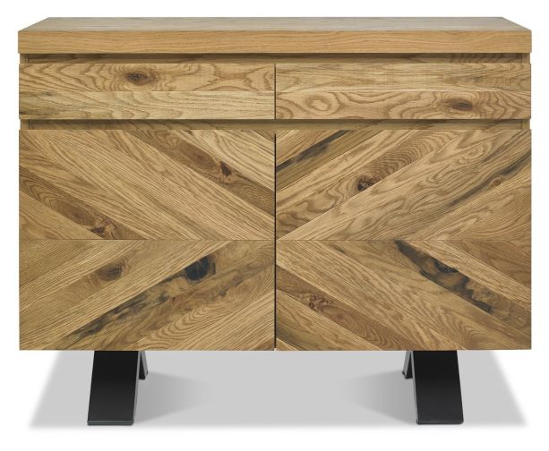 Ellipse Rustic Oak Narrow Sideboard by Bentley Designs | Style Our Home
