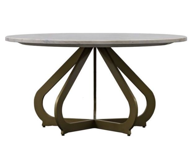 Rosemary Brushed Brass Coffee Table by Hudson Living | Style Our Home