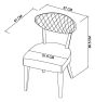 Ellipse Rustic Oak Upholstered Chair - Mustard Velvet Fabric (Pair) by Bentley Designs | Style Our Home