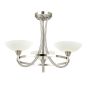 Cagney 3 Ceiling Lamp Satin Chrome