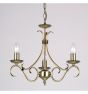 Bernice 3 Pendant Light Antique Brass