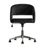 Murray Swivel Chair Black Velvet