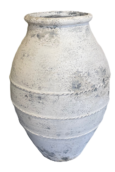 Tall Twist Pot - Antique White by Monologue | Style Our Home