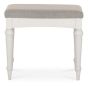 Montreux Soft Grey Stool - Style Our Home