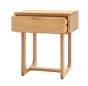 Mella 1 Drawer Bedside Natural By Gallery Living | Style Our Home