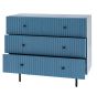 Halton 3 Drawer Chest Blue By Gallery Living | Style Our Home