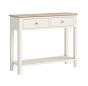 Marlow Coconut Milk Console Table by Corndell/Global Home Group  | Style Our Home