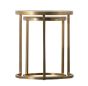 Perrin Gold Nest of 2 Tables by Hudson Living | Style Our Home