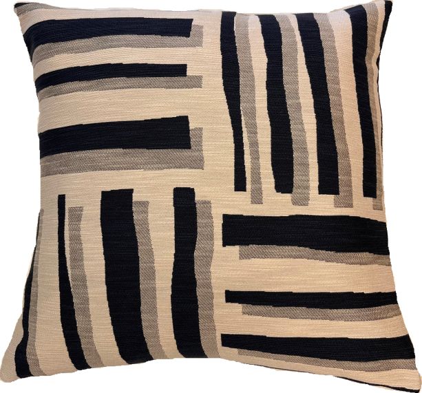 Chequered Lines Navy Nat by Malini | Style Our Home