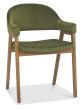 Camden Rustic Oak 6-8 Seater Table & 6 rm Chairs in Cedar Velvet by Bentley Designs | Style Our Home