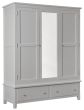 Henley Triple Wardrobe-Grey by Classic Furniture | Style Our Home