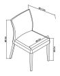 Bergen Oak Upholstered Black Gold Dining Chair (a pair) - Style Our Home