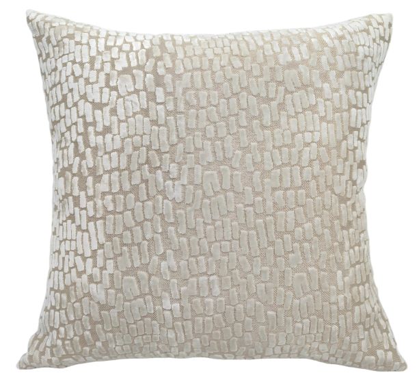 Cut Velvet Dashes Melody Ivory by Malini | Style Our Home