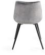 Tivoli Weathered Oak 4-6 Seater Table & 4 Seurat Grey Velvet Chairs by Bentley Designs | Style Our Home