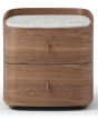 Vertu Bedside Table - Walnut By Tommy franks | Style Our Home