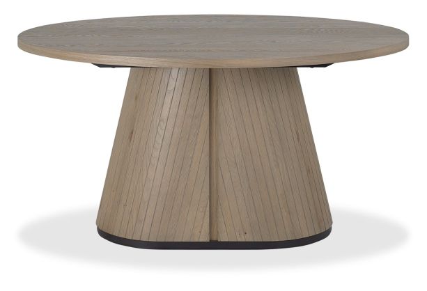 Vega Grey Oiled Oak & Peppercorn 4 Seater Table by Bentley Designs | Style Our Home